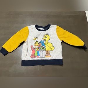 Vintage Looking Sesame Street Sweatshirt - 2T